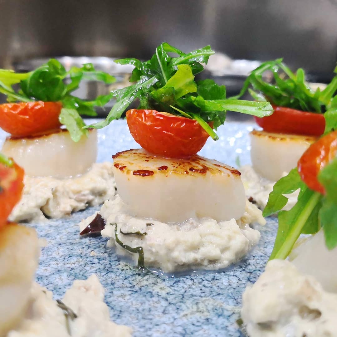 Seared scallops — Chef Armando Codispoti